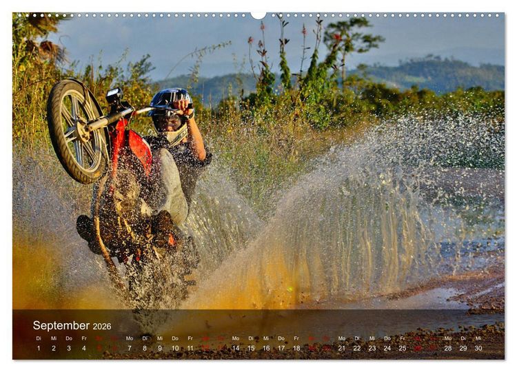 Produktbild: Motocross - Adrenalin pur (Wandkalender 2026 DIN A2 quer), CALVENDO Monatskalender