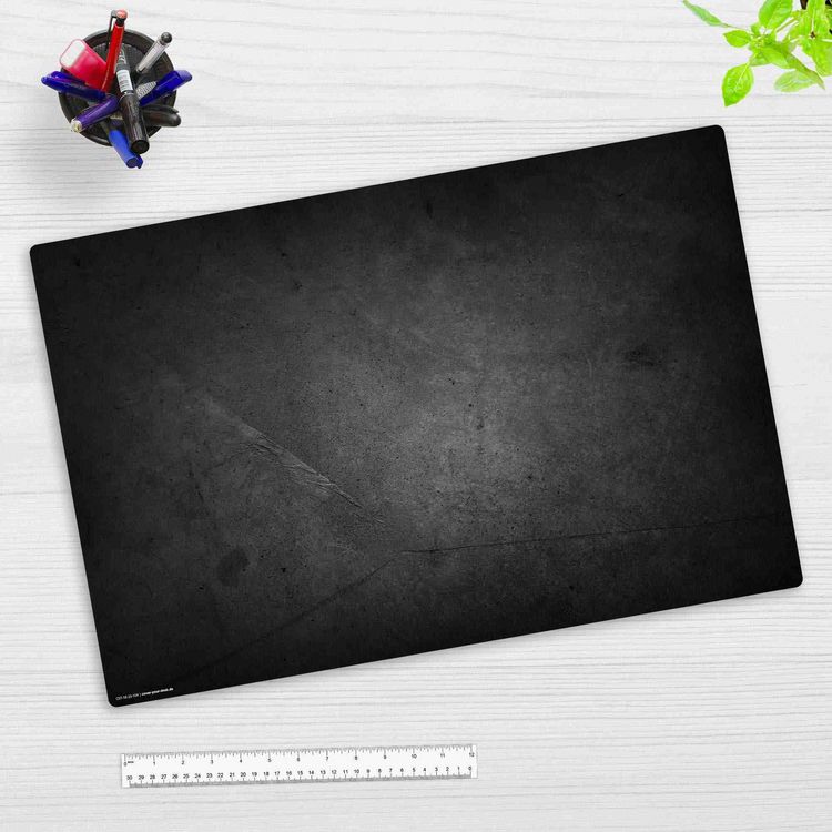Produktbild: Cover-your-desk Schreibtischunterlage f&uuml;r Kinder und Erwachsene Schieferplatte schwarz, aus hochwertigem Vinyl , 60 x 40 cm