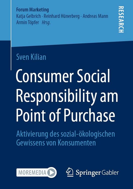 Produktbild: Consumer Social Responsibility am Point of Purchase