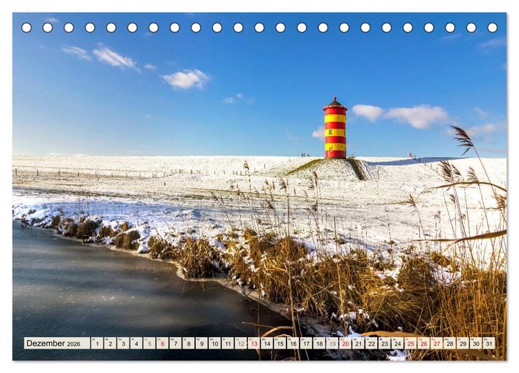 Produktbild: Der sch&ouml;ne Norden Deutschlands (Tischkalender 2026 DIN A5 quer), CALVENDO Monatskalender