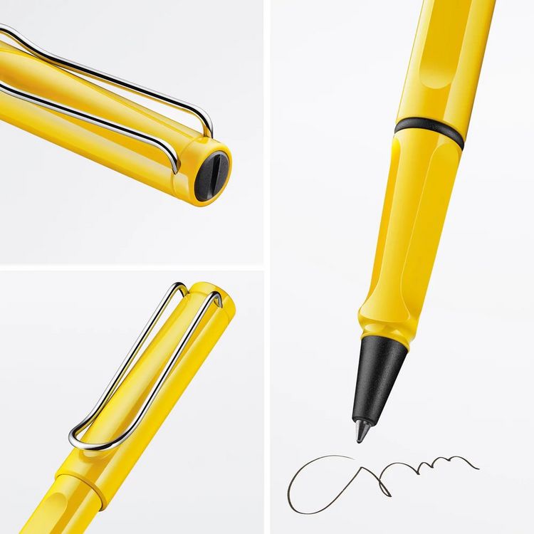 Produktbild: LAMY Tintenroller safari roll-ink mit T10 Tintenpatrone, yellow/gelb