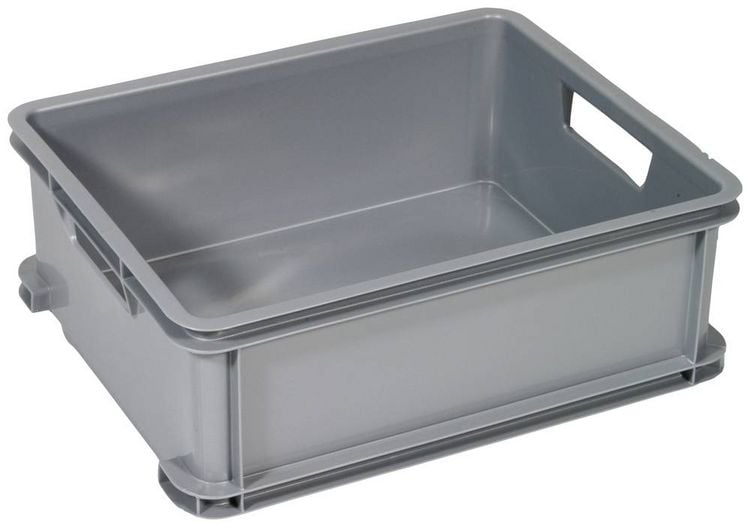 Produktbild: Curver 174214 Aufbewahrungsbox Unibox Classic M stapelbar (B x H x T) 430 x 160 x 350 mm Silber 1 St.