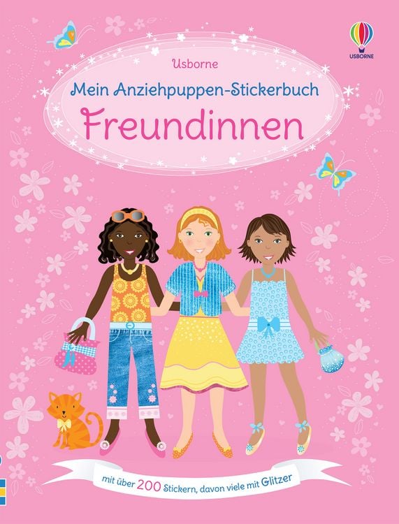 Produktbild: Meine glitzernden Anziehpuppen-Stickerb&uuml;cher mini: Im Ballett, Feen, Freundinnen und Prinzessinnen