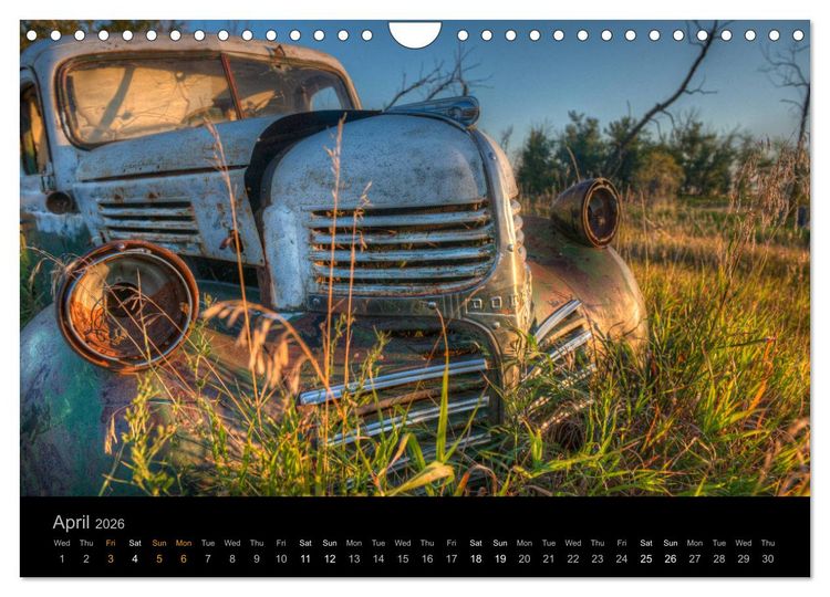 Produktbild: Classic Automotive Rust (Wall Calendar 2026 DIN A4 landscape), CALVENDO 12 Month Wall Calendar