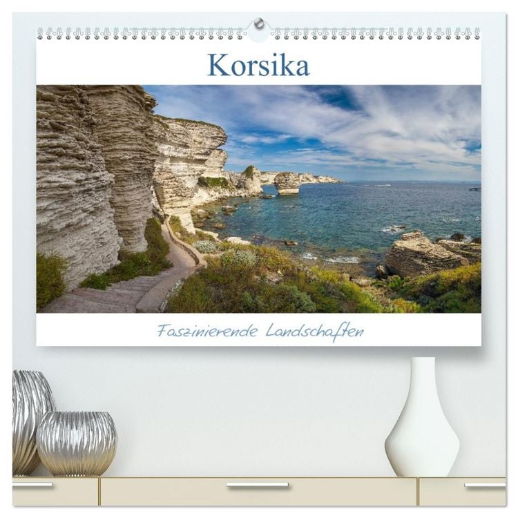 Produktbild: Korsika - Faszinierende Landschaften (hochwertiger Premium Wandkalender 2026 DIN A2 quer), Kunstdruck in Hochglanz
