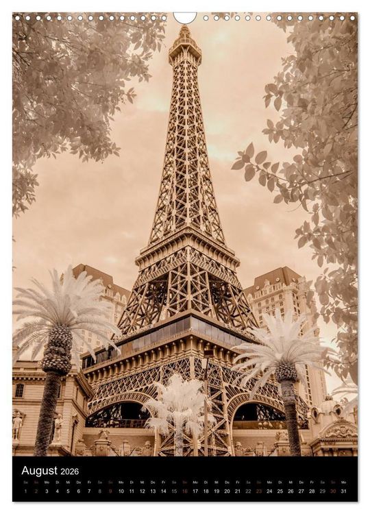 Produktbild: LAS VEGAS (Wandkalender 2026 DIN A3 hoch), CALVENDO Monatskalender