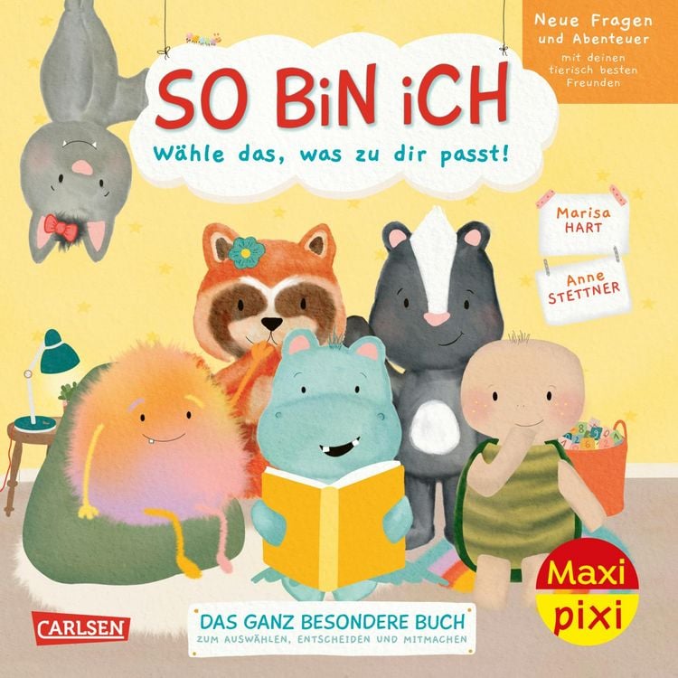 Produktbild: Maxi Pixi 481: So bin ich: Neue Fragen und Abenteuer mit deinen tierisch besten Freunden