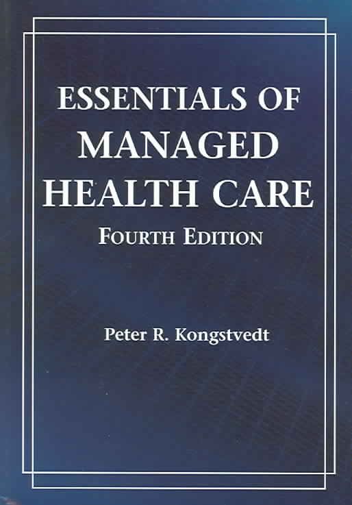 Produktbild: Essentials of Managed Health Care (Book + Study Guide)