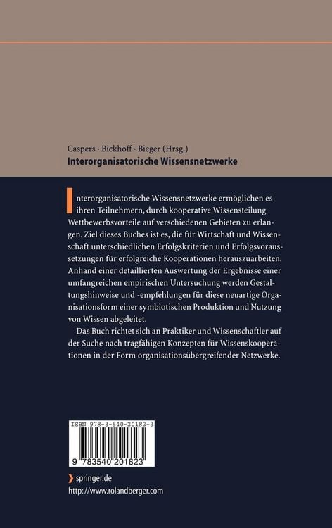 Produktbild: Interorganisatorische Wissensnetzwerke