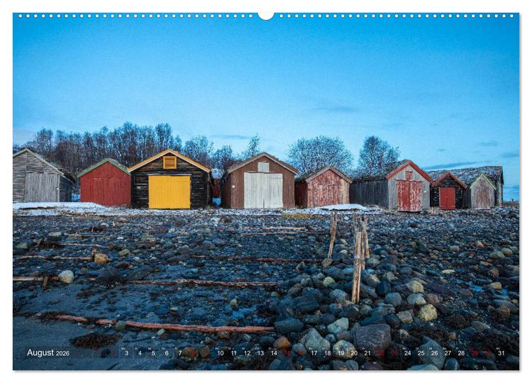 Produktbild: Polarnacht in Troms&oslash; (Wandkalender 2026 DIN A2 quer), CALVENDO Monatskalender
