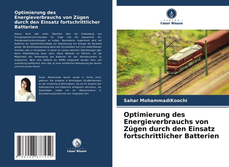 Produktbild: Optimierung des Energieverbrauchs von Z&uuml;gen durch den Einsatz fortschrittlicher Batterien