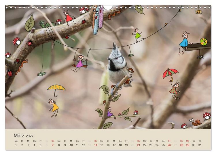 Produktbild: Das Leben der kleinen Pankies (Wandkalender 2027 DIN A3 quer), CALVENDO Monatskalender