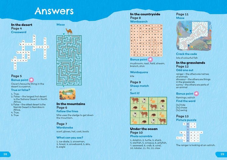 Produktbild: Collins 1000 English Words Activity Book: The world around us