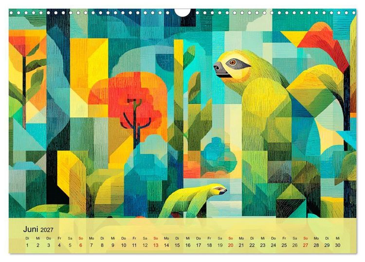 Produktbild: Leuchtender Urwald. Dschungel zwischen Form und Wildnis (Wandkalender 2027 DIN A3 quer), CALVENDO Monatskalender