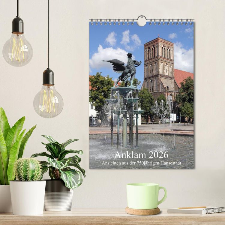 Produktbild: Anklam 2026 (Wandkalender 2026 DIN A4 hoch), CALVENDO Monatskalender