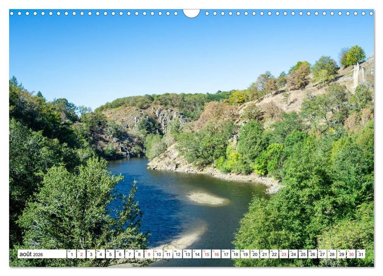 Produktbild: Entre Creuse et Berry la vall&eacute;e des peintres (Calendrier mural 2026 DIN A3 vertical), CALVENDO calendrier mensuel