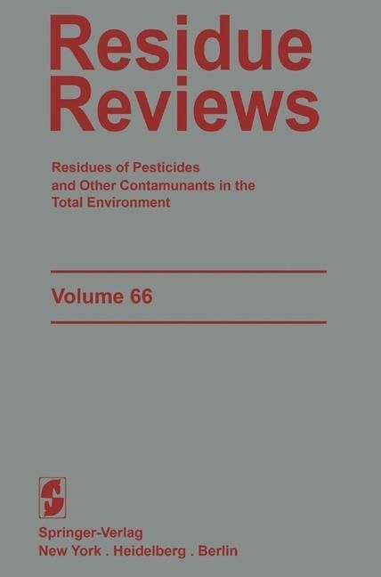 Produktbild: Residue Reviews