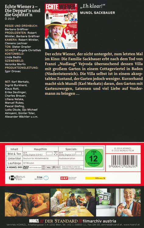 Produktbild: Echte Wiener 2 - Die Deppat'n und die Gspritzt'n