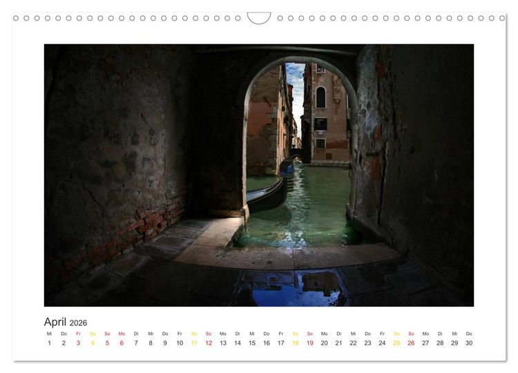 Produktbild: Venedig (Wandkalender 2026 DIN A3 quer), CALVENDO Monatskalender