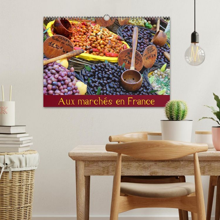 Produktbild: Aux march&eacute;s en France (Calendrier mural 2026 DIN A3 vertical), CALVENDO calendrier mensuel