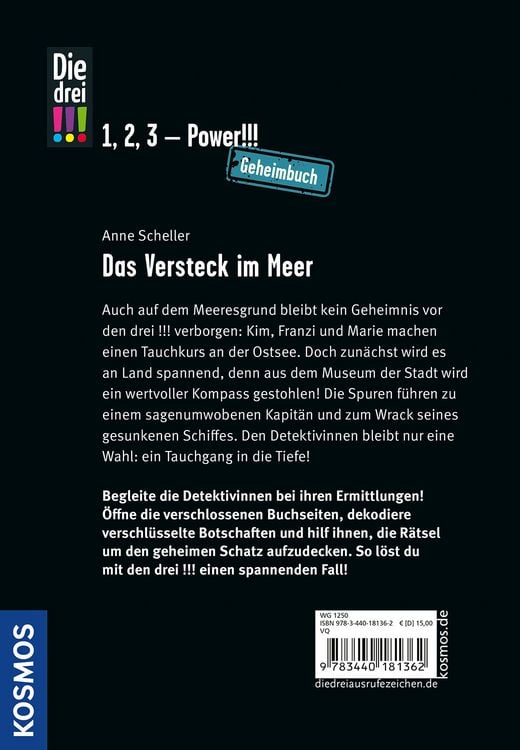 Produktbild: Die drei !!!, Das Versteck im Meer