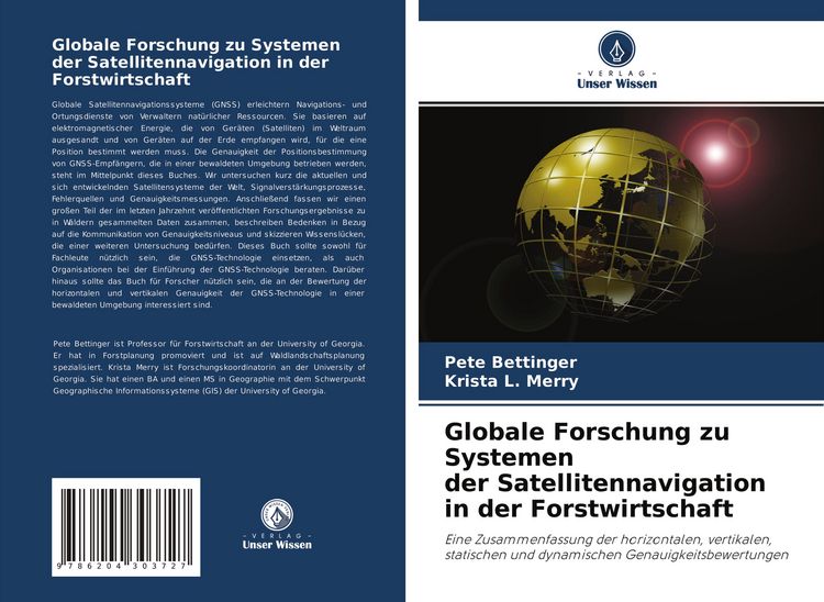 Produktbild: Globale Forschung zu Systemen der Satellitennavigation in der Forstwirtschaft