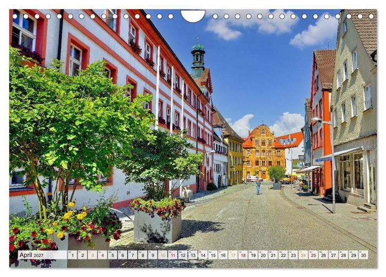 Produktbild: Ellwangen - Jagst im Ostalbkreis (Wandkalender 2027 DIN A4 quer), CALVENDO Monatskalender