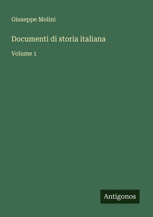 Produktbild: Documenti di storia italiana
