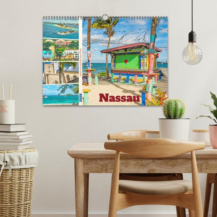 Produktbild: Nassau - Stadt mit karibischem Flair (Wandkalender 2026 DIN A3 quer), CALVENDO Monatskalender