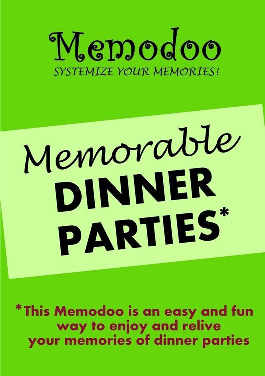 Produktbild: Memodoo Memorable Dinner Parties