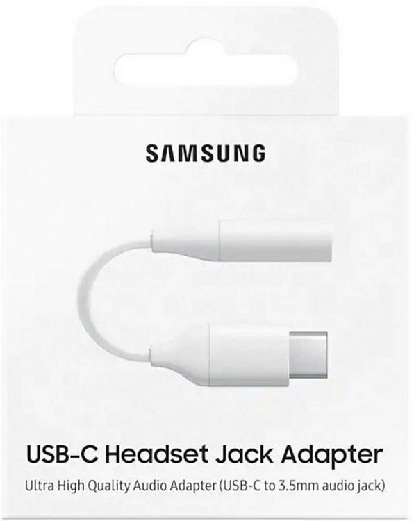 Produktbild: SAMSUNG IM USB Type-C auf 3,5 mm Klinkenanschluss Adapter, White