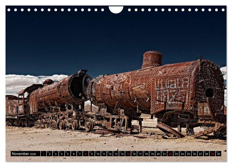 Produktbild: Bolivien Andenlandschaften (Wandkalender 2026 DIN A4 quer), CALVENDO Monatskalender