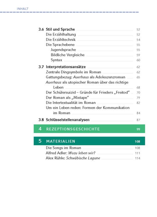 Produktbild: Auerhaus von Bov Bjerg - Textanalyse und Interpretation