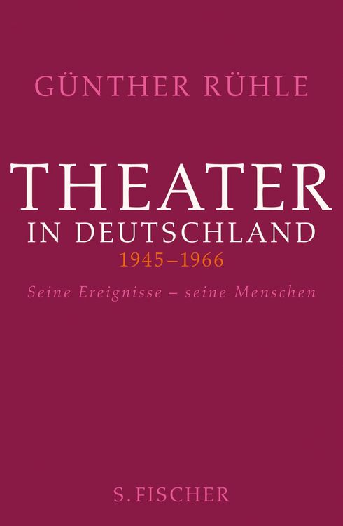 Produktbild: Theater in Deutschland 1946-1966