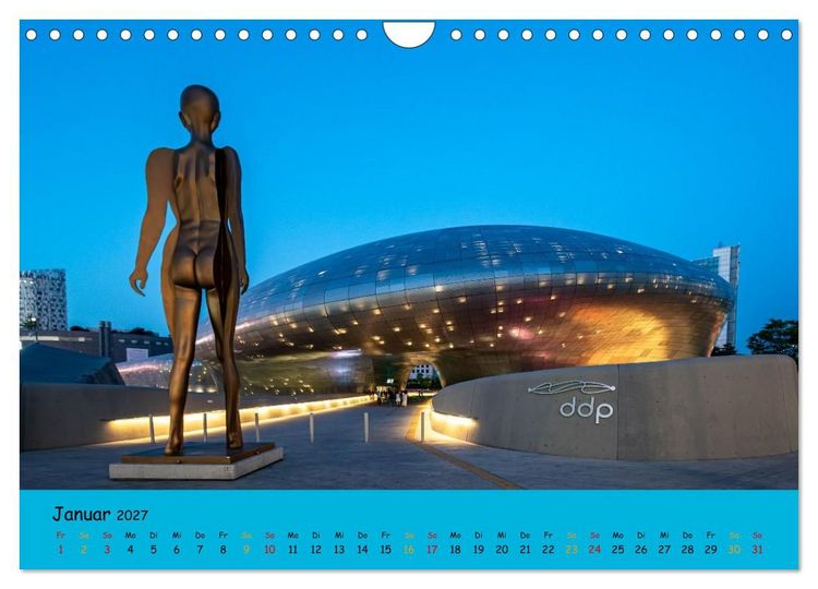 Produktbild: Seoul - Die Seele Koreas (Wandkalender 2027 DIN A4 quer), CALVENDO Monatskalender