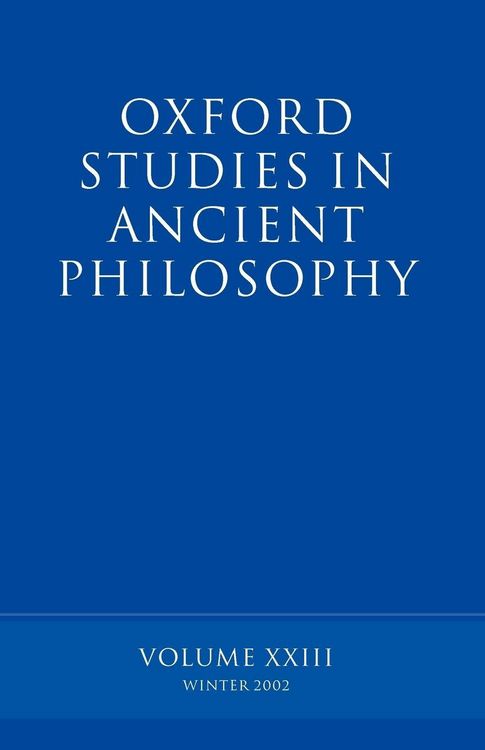 Produktbild: Oxford Studies in Ancient Philosophy