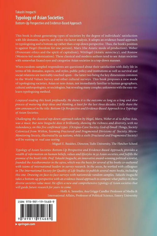 Produktbild: Typology of Asian Societies