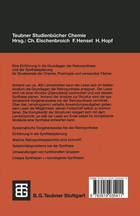 Produktbild: Organische Retrosynthese