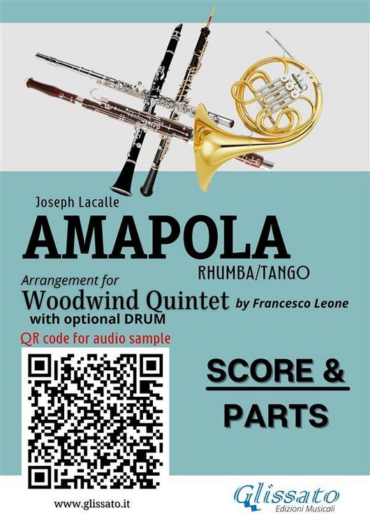 Produktbild: Amapola - Woodwind Quintet (score & parts)
