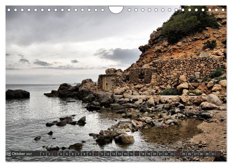 Produktbild: Ibiza - Balearen (Wandkalender 2027 DIN A4 quer), CALVENDO Monatskalender