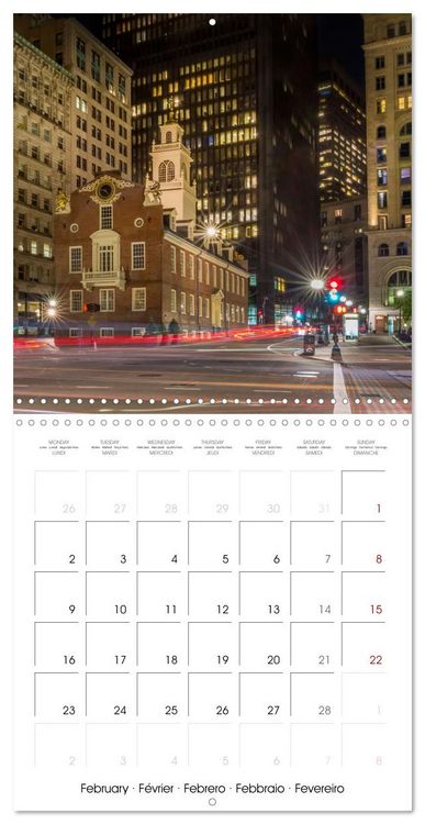 Produktbild: BOSTON Highlights (Wall Calendar 2026 12 &times; 12 Inch) CALVENDO 12 Month Wall Calendar