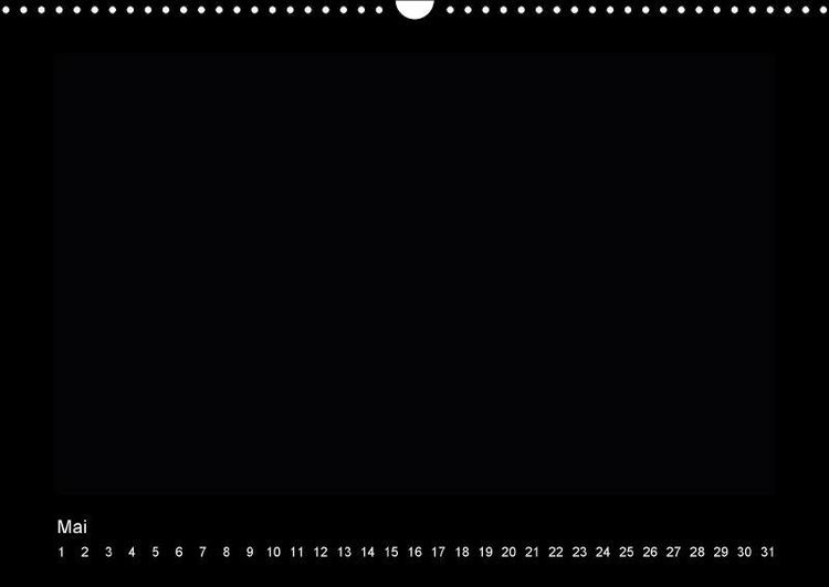 Produktbild: K. A., K: Geburtstags - Bastelkalender - Schwarz (Wandkalen