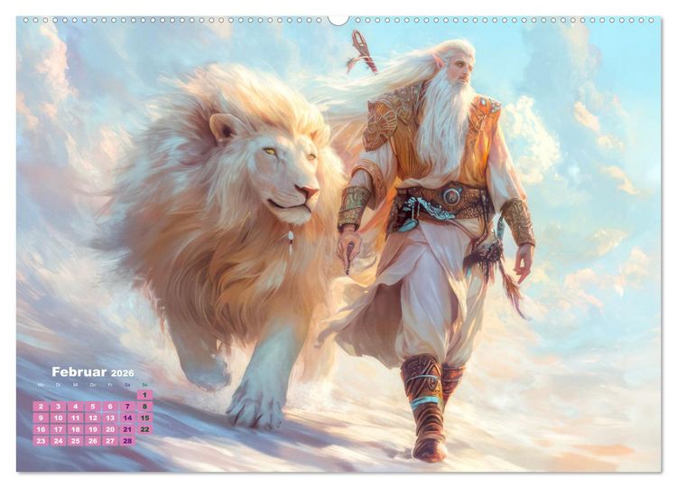 Produktbild: Fantasie ist Trumpf - Ein Blick in eine Fantasiewelt (Wandkalender 2026 DIN A2 quer), CALVENDO Monatskalender