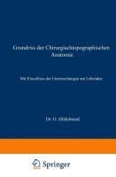 Produktbild: Grundriss der Chirurgischtopographischen Anatomie
