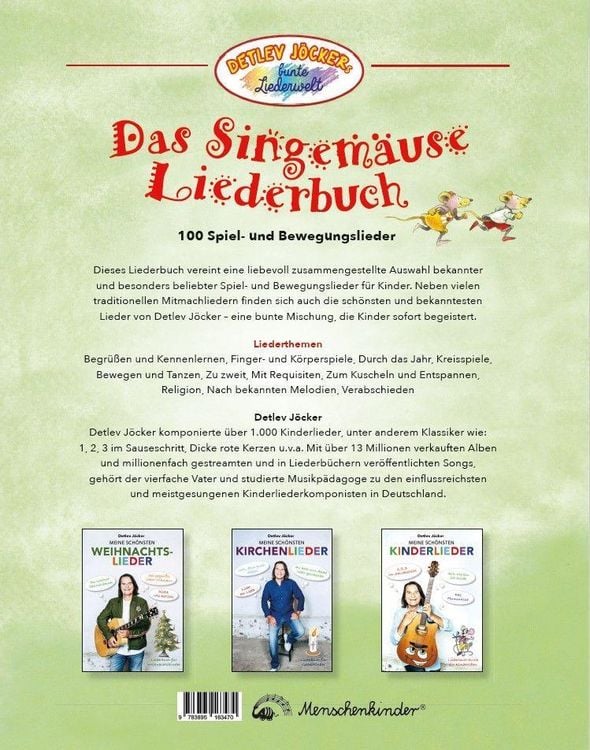 Produktbild: Das Singem&auml;use Liederbuch (Originalgetreue Neuauflage)