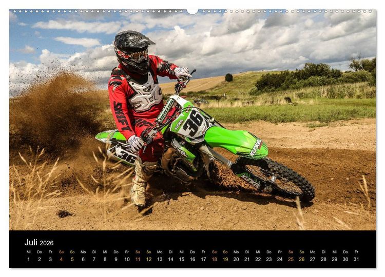 Produktbild: MX Racing 2026 (Wandkalender 2026 DIN A2 quer), CALVENDO Monatskalender