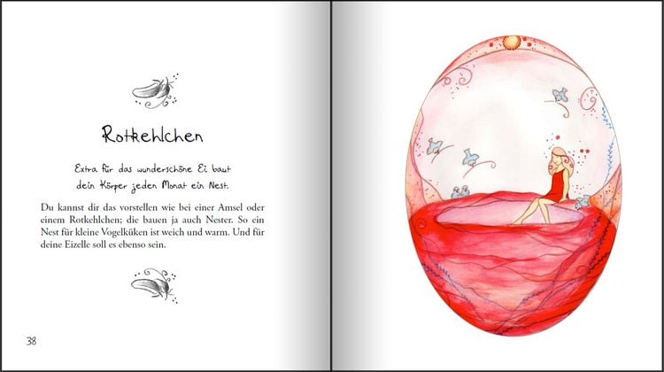 Produktbild: Vom M&auml;dchen zur Frau - Ein m&auml;rchenhaftes Bilderbuch f&uuml;r alle M&auml;dchen, die ihren K&ouml;rper neu entdecken