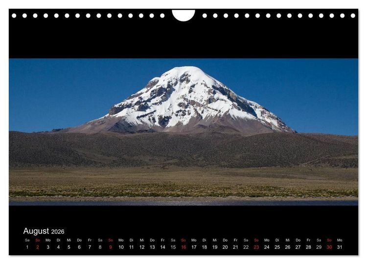 Produktbild: Peru & Bolivien - Land der Inka (Wandkalender 2026 DIN A4 quer), CALVENDO Monatskalender