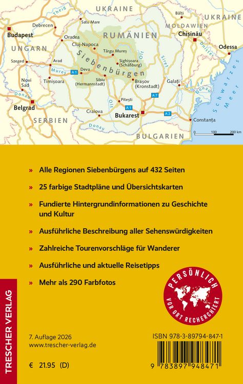 Produktbild: TRESCHER Reisef&uuml;hrer Siebenb&uuml;rgen