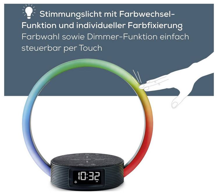 Produktbild: Beurer 10423 Elektronik Wecker Alarmzeiten 2